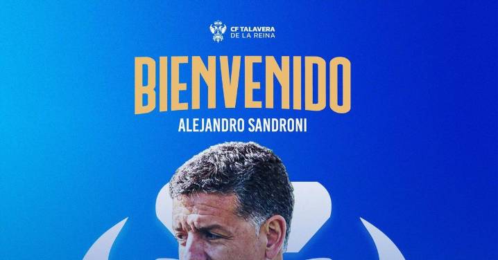 Alejandro Sandroni, nuevo entrenador del CF Talavera, debuta ante el Málaga CF en Copa del Rey