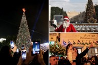 Christmas returns to Bethlehem with tree-lighting ceremony -- for first time since outset of war in Gaza