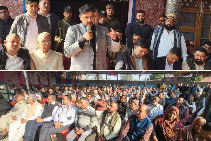 Satish Sharma holds public grievances redress camp at Khour