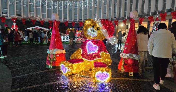Inauguración de la Navidad en Santa Marta