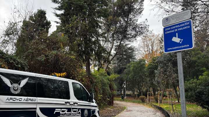 El Ayuntamiento de Madrid instala en el parque El Calero cámaras de videovigilancia para prevenir y esclarecer delitos