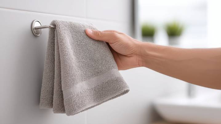 Adiós a las toallas húmedas en el baño: el nuevo método que evita hongos y ahorra espacio