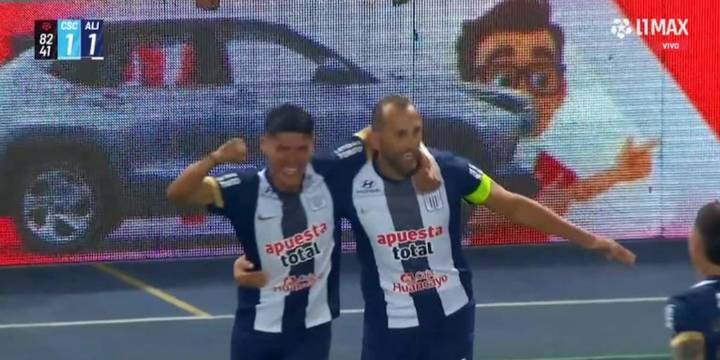 Golazo de Hernán Barcos con magistral definición en Alianza Lima vs Sporting Cristal por semifinal de ‘play
