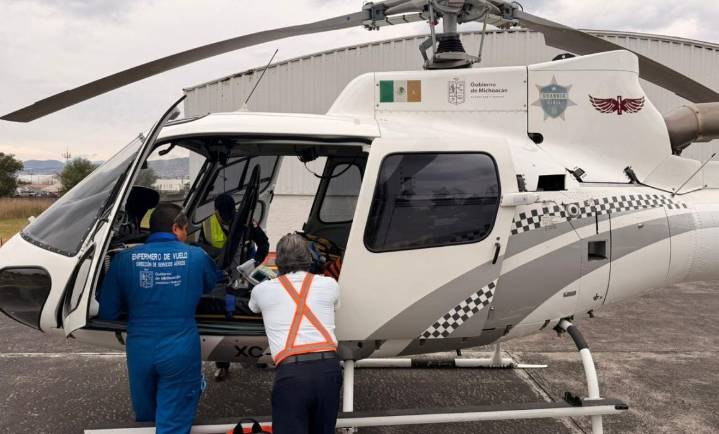 Activan protocolo de atención aérea para heridos por carro bomba