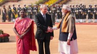 Putin receives ceremonial welcome at Rashtrapati Bhavan