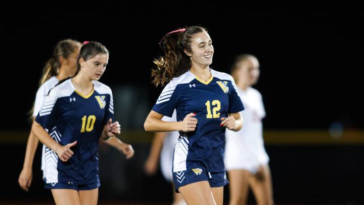 Final girls soccer stat leaders by conference, grade and group for 2025
