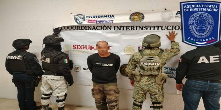 Aseguran vehículos, metanfetamina y detienen a tres tras cateo en Rancho El Aranjuez, Chihuahua