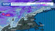 How much snow tomorrow in NH, Mass.?