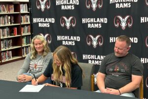 Highland’s Sutton signs to play college softball
