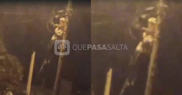Denuncian que varios vecinos se "cuelgan" de la luz por la noche en Salta