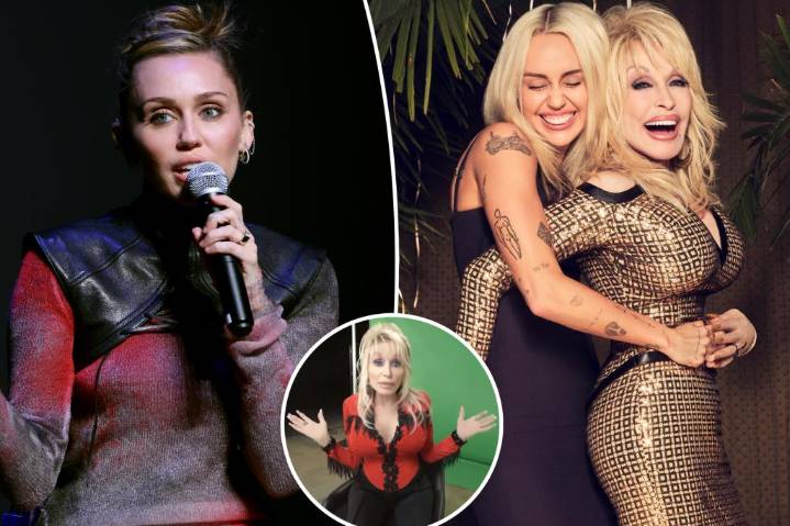 Miley Cyrus gives an update on godmother Dolly Parton amid her health challenges