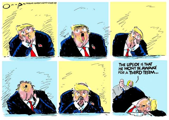 Cartoon: Too tired for a third term