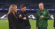 Erling Haaland's cheeky Arsenal comment to Laura Woods speaks volumes after Man City win