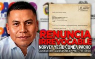 Baja en el Pacto Histórico: Norvey Yesid Conda renuncia irrevocablemente a su candidatura a la Cámara por el Cauca