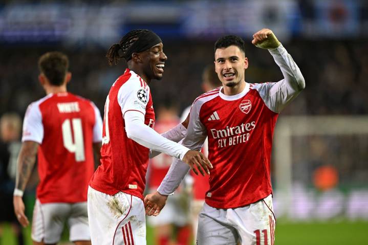 Arsenal FC player ratings vs Club Brugge: Noni Madueke electric as Gabriel Martinelli makes history