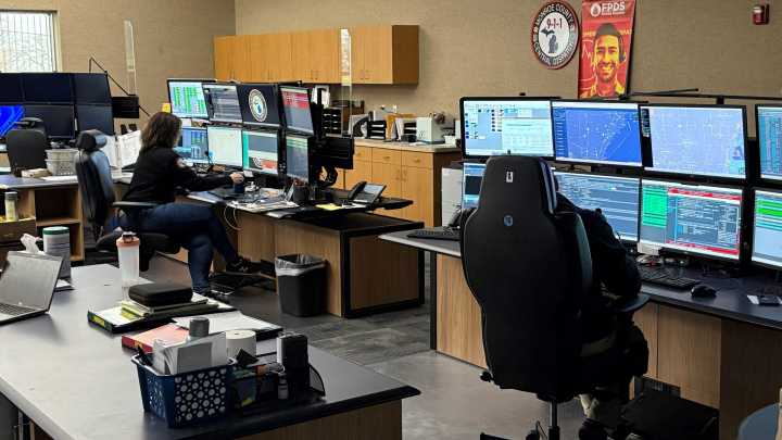 Look behind the scenes, behind the 911 phones