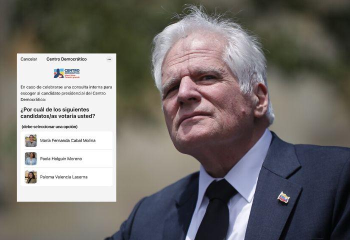 Sin Miguel Uribe Londoño, empezó a circular la encuesta del Centro Democrático