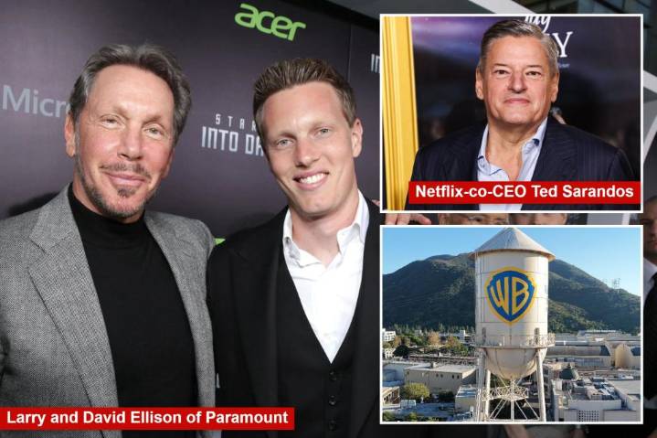 Netflix, Paramount shares dive as Wall Street bets on bidding war for Warner Bros. Discovery