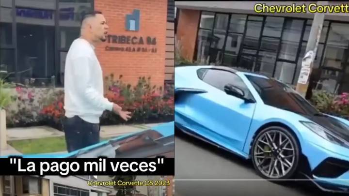 Conductor de lujoso carro en Bogotá se burló de la Policía y terminó con el vehículo inmovilizado: video