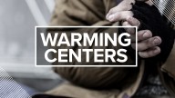 Warming centers opening Sunday and Monday due to cold temperatures