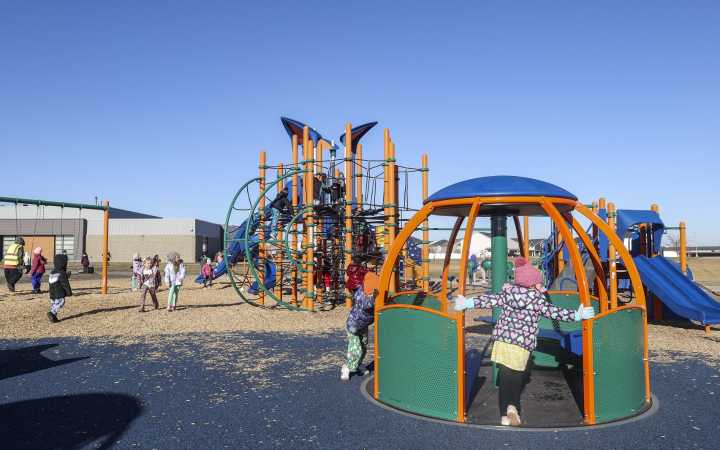 West Fargo finding benefits for all students from inclusive playgrounds