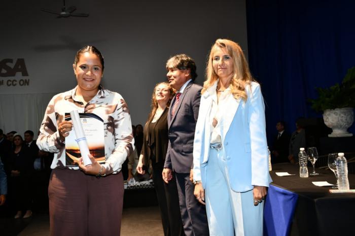 MARIA NACIF RECIBIO SU DIPLOMA DE CONCEJAL ELECTA DEL MODELO FORMOSEÑO