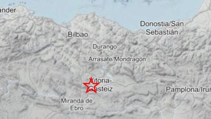 Un terremoto con magnitud 4.0 se deja sentir en todo Álava