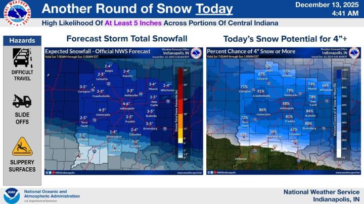 Saturday’s Snow to be Followed by Temperatures Toward Zero