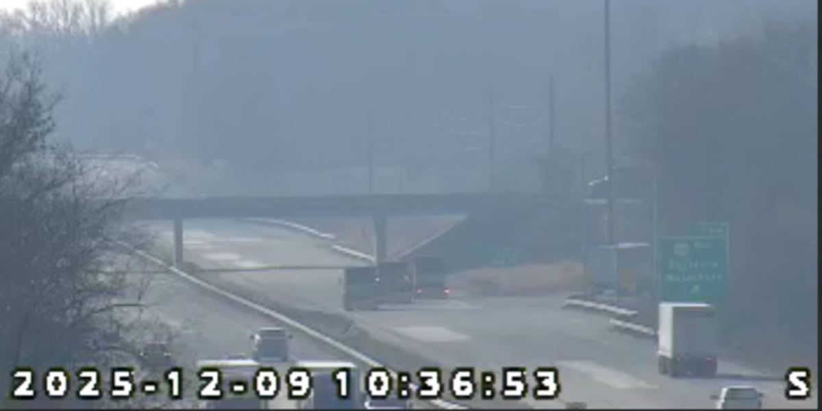 Semi-truck carrying military ammunition crashes, catches fire on I