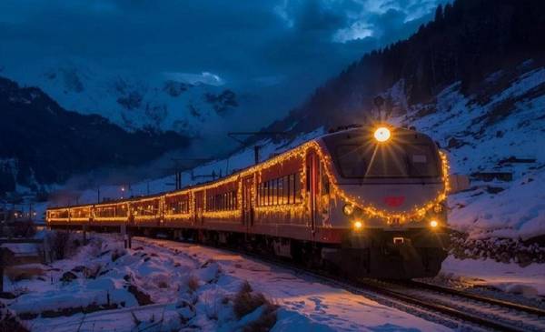El tren navideño que une dos ciudades en un viaje mágico