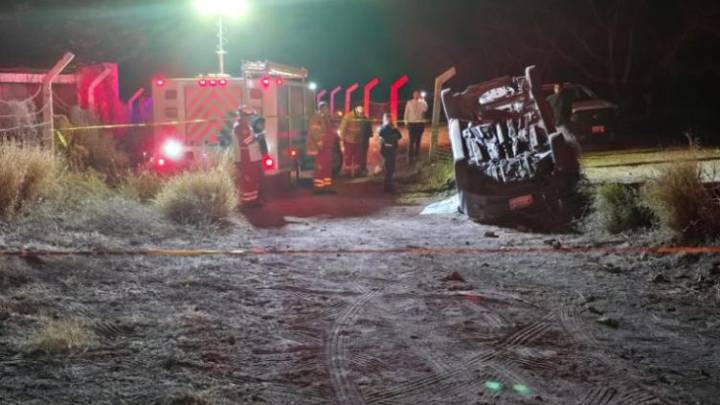 Muere copiloto por volcadura en Cárdenas; lo identifican