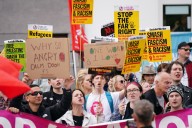 What protests are taking place in London this weekend and the week ahead?