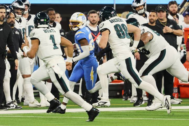 Chargers, Eagles in giving mood with three