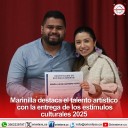 Marinilla destaca el talento artístico con la entrega de los estímulos culturales 2025