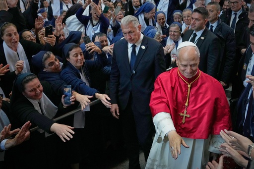 The Latest: Pope visits Christian sites in Lebanon in show of support