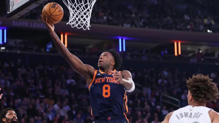 Knicks' OG Anunoby progresses toward return in latest injury news