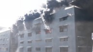 Massive fire engulfs Raj Textile Market in Surat