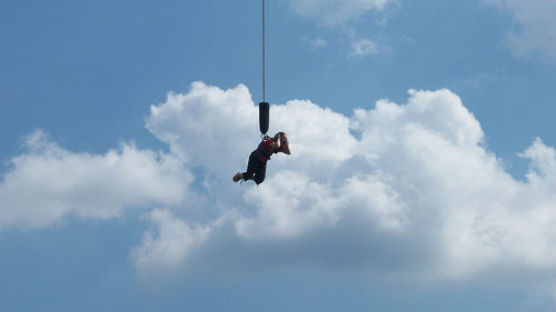 Mennonite Man Discovers Suspenders Are No Good for Bungee Jumping