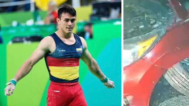 El gimnasta Jossimar Calvo y su esposa resultaron heridos en un atentado contra torres de energía en Cúcuta