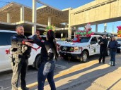 Galería.- Realiza personal de la AEI caravana navideña