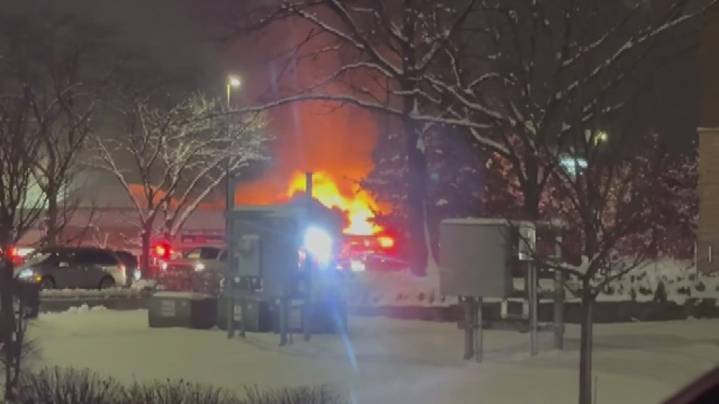 Two-alarm fire damages hardware store in Dublin