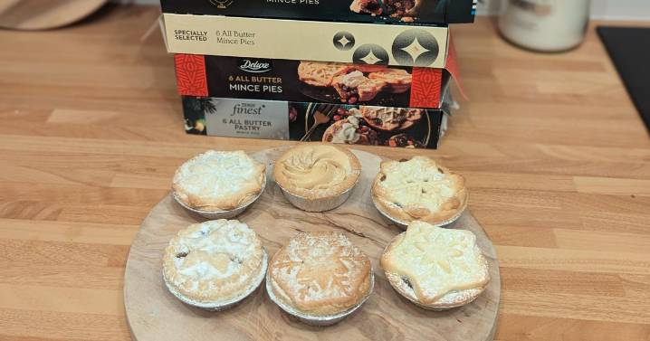 'I tried mince pies from six major supermarkets and couldn't choose between two'
