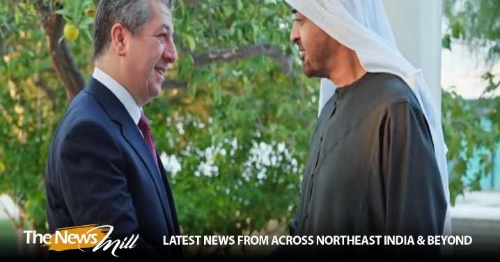 UAE President receives Prime Minister of Kurdistan Region of Iraq