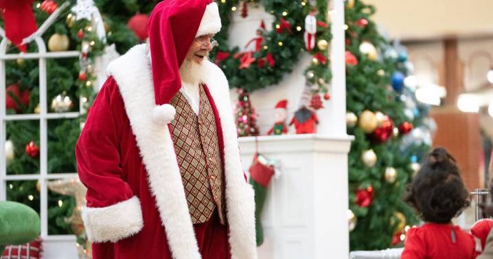 A trip to the mall might be mostly a thing of the past. But a visit with Santa Claus endures
