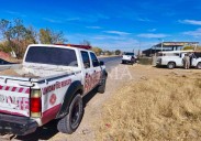 Chofer de revolvedora resulta gravemente herido tras descarga eléctrica en la Chihuahua