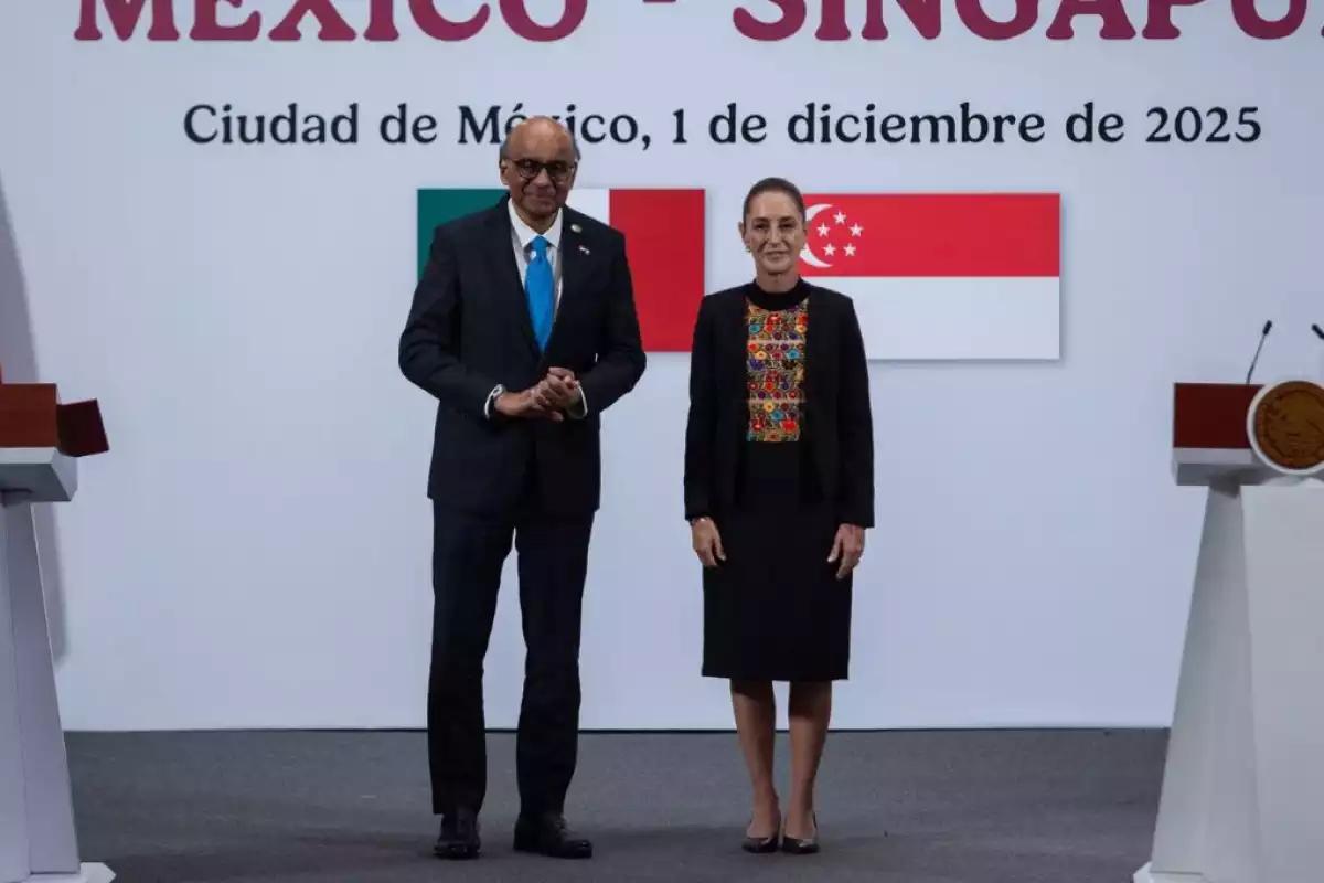 Singapur abrirá embajada en México: Sheinbaum y Shanmugaratnam fortalecen alianza económica y digital entre ambas naciones