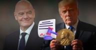 Crece la polémica: denuncian a Gianni Infantino por darle un Premio de la Paz a Donald Trump