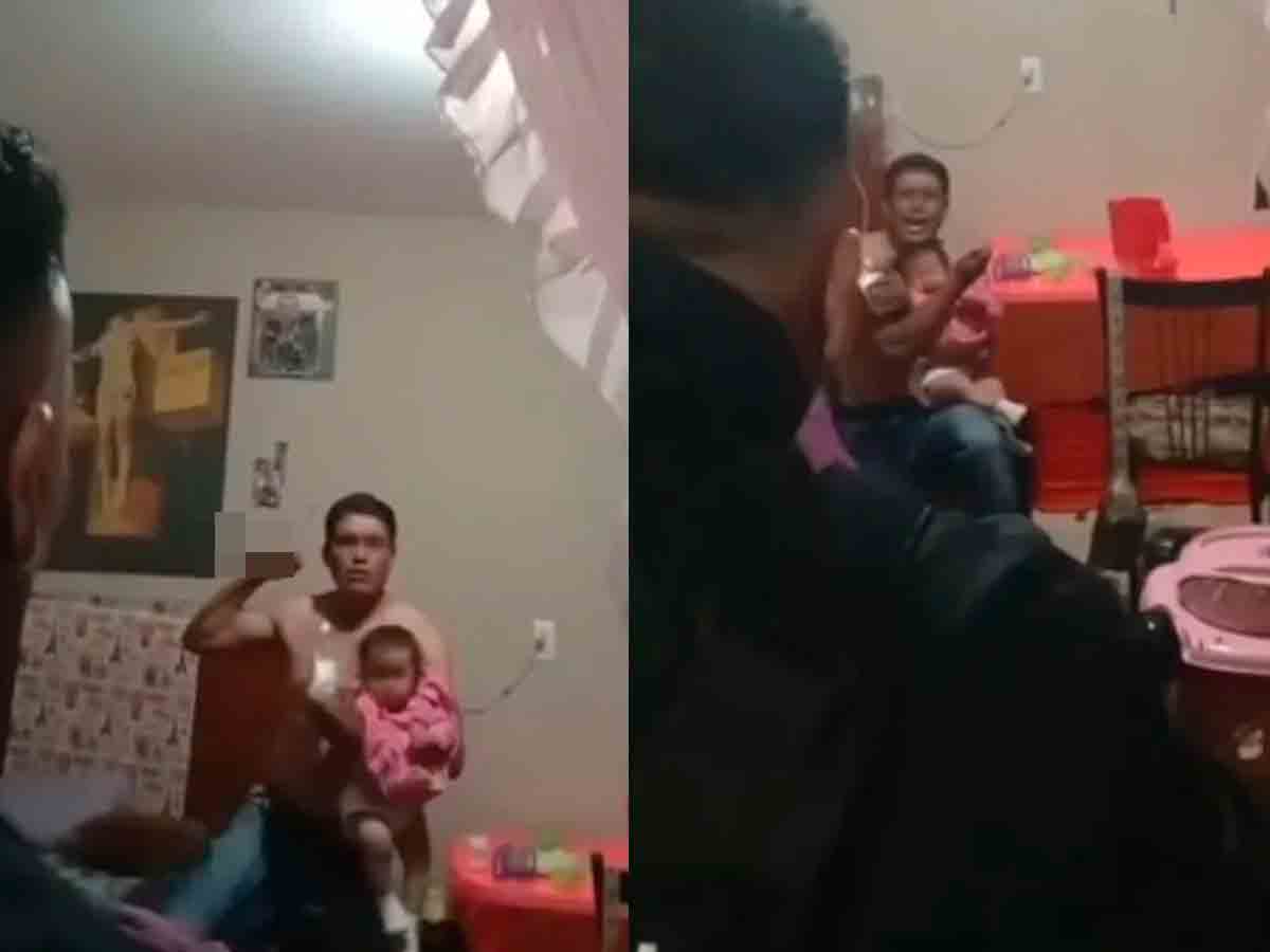 Rescatan a menor amenazada por su padre con arma blanca en Chimalhuacán