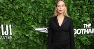 Jennifer Lawrence in Thigh-High Slit Skirt Demands Your Attention