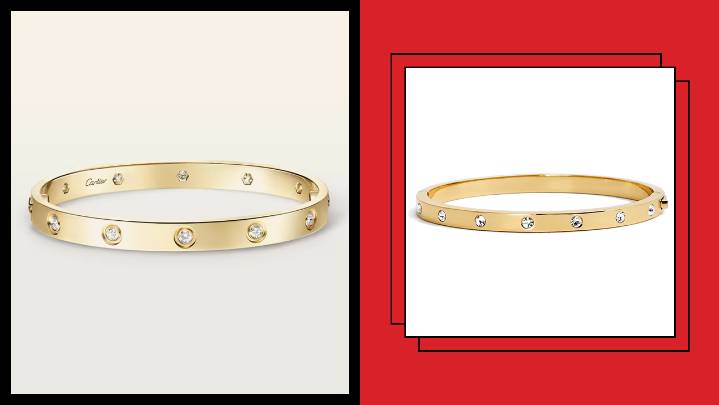 Best Cartier Love Bracelet Dupe: Kate Spade Bangle, Saks, Quince, More
